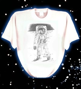T-shirt Espacial Moon Walker