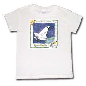 Space Shuttle Puff Youth T-Shirt