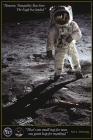 Apollo Man on Moon Poster