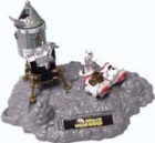 Kit contendo o Jipe Lunar, a Cápsula e o Módulo de Aterragem Lunar Apollo