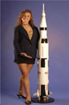 Apollo Saturn V Rocket Replica 1/64 Scale